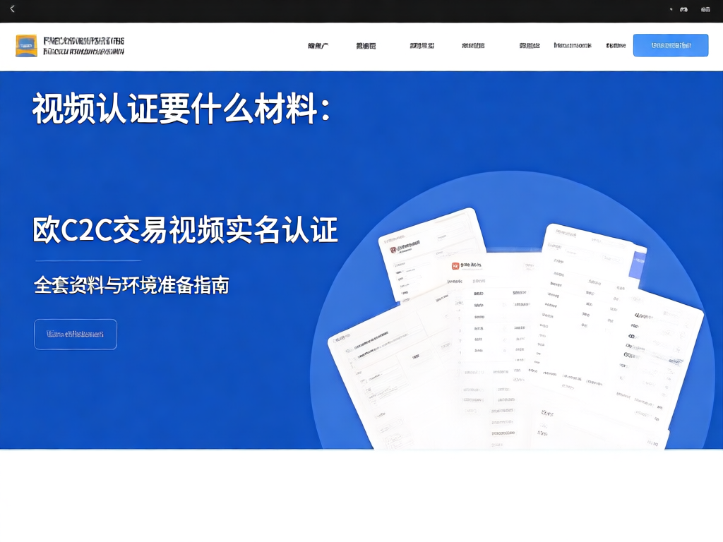 视频认证流程示意图